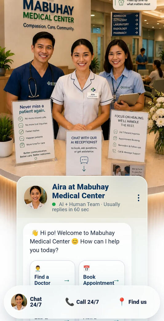 Mabuhai Medical Center Philippines - AI Receptionist